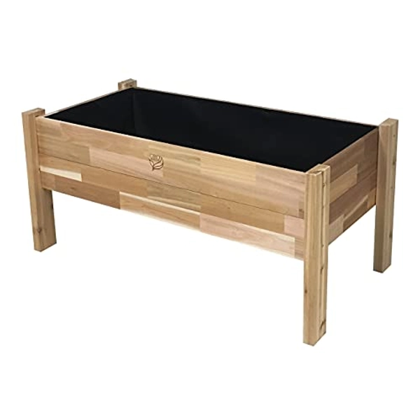GRO 18-EGB2-2448 Elevated Garden Bed, 48 x 24 x 22, Cedar