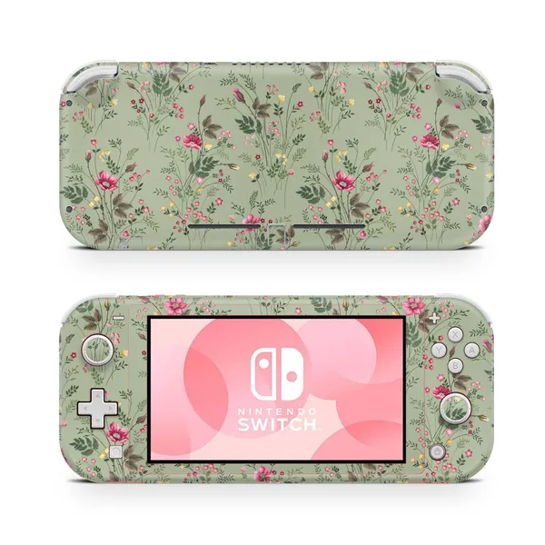 Nintendo Switch Lite Skin Decal For Console Foliage Garden | No Thanks!!