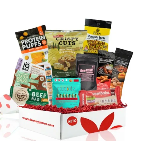 KETO Snack Box: Best Keto Sampler Snacks and Treats - Low Carb (5G or less) Low Sugar, High Fat Keto Friendly Snacks- Great Keto Care Package