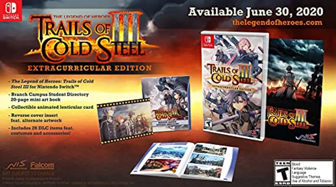 The Legend of Heroes: Trails of Cold Steel III - Extracurricular Edition - Nintendo Switch - Nintendo Switch