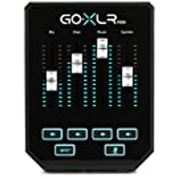 TC Helicon GoXLR MINI Online Broadcast Mixer with USB/Audio Interface and Midas Preamp, Officially Supported on Windows
