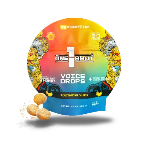 Soothing Yuzu Voice Drops | Infused with Slippery Elm, Marshmallow & Licorice Root (30 Pieces)