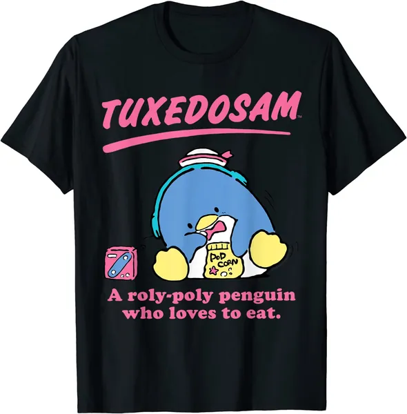 Sanrio Tuxedosam Carino Pinguino Grafica Maglietta