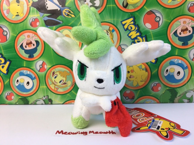 Pokemon Center Plush SHAYMIN Sky Forme 2009 Pokedoll go figure stuffed toy Rare