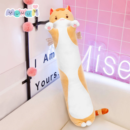 Mewaii® Original Design Kitten Orange Stuffed Animal Kawaii Plush Pillow Squishy Toy | Kitten Orange 2022 New / 52 inch