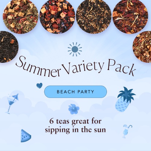 Summer Iced Tea Variety Pack [6-Pack Variety of Flavors] | Beach Party