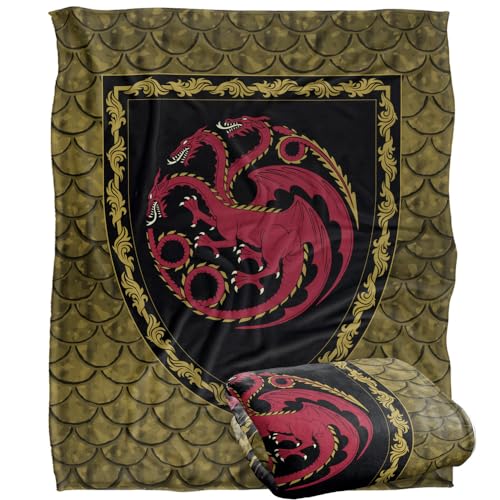 House of The Dragon Blanket, 60"x80" Hod Shield Silky Touch Super Soft Throw Blanket - 60" x 80" - Hod Shield