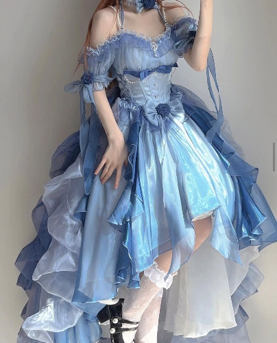 Beautiful Lolita Blue Dress