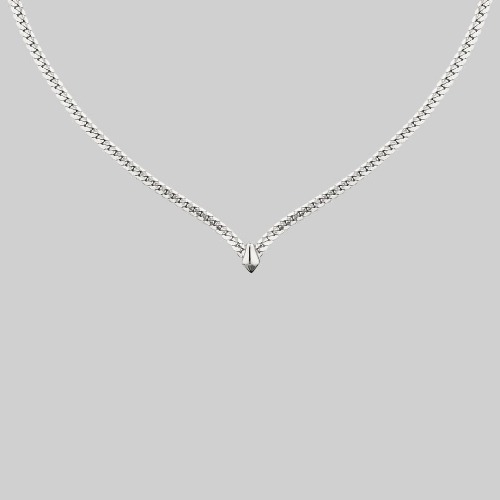 The Chevron Collar - Silver | Silver