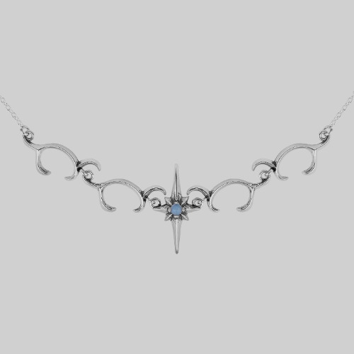 CASSIUS. Star Flare & Waves Opalite Necklace - Silver | Silver