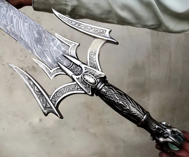 Viking Sword, Hand Forged Sword, Damascus Sword, Long Sword, Sword Real, Sword Handmade, Sword, Wedding Gift, Groomsmen Gift, Birthday Gift.