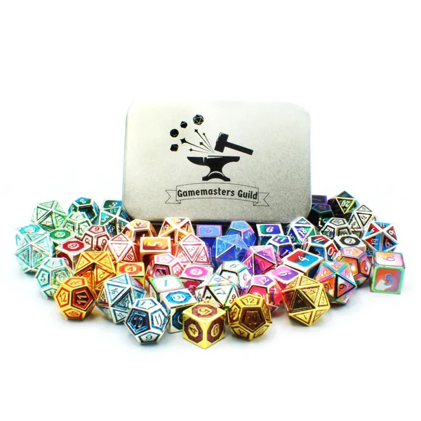 Mystery Metal Dice! DND Dice Over 20 Varieties!