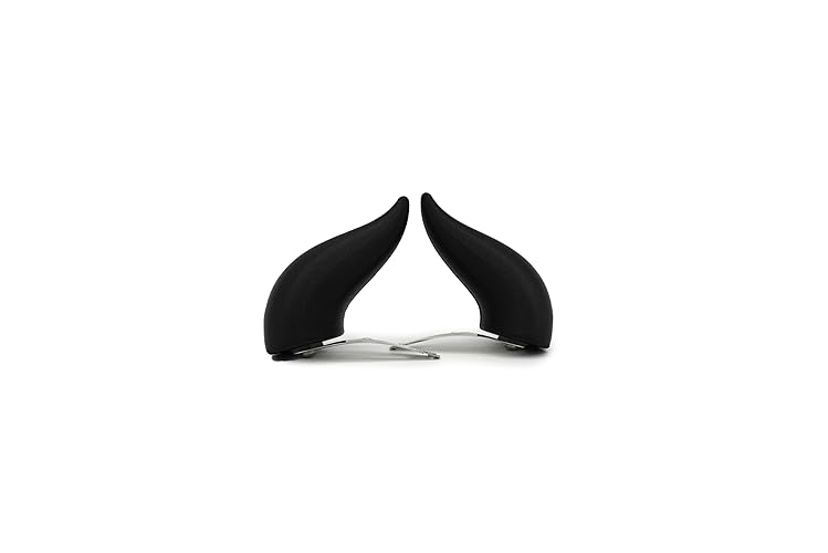 Demon Clip-on Horns (Black) - Black
