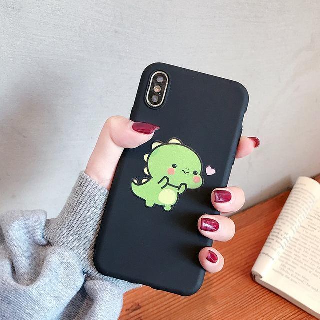 Tiny Dino Samsung Phone Case | For Samsung A50 / Black