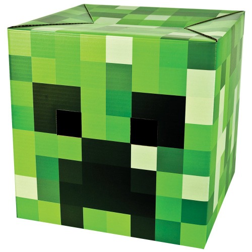 Minecraft Kartonnen kop Creeper