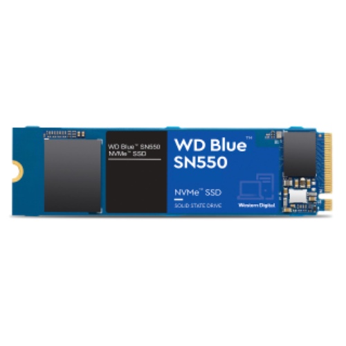 Western Digital 1TB WD Blue SN550 NVMe Internal SSD - Gen3 x4 PCIe 8Gb/s, M.2 2280, 3D NAND, Up to 2,400 MB/s - WDS100T2B0C - 1TB