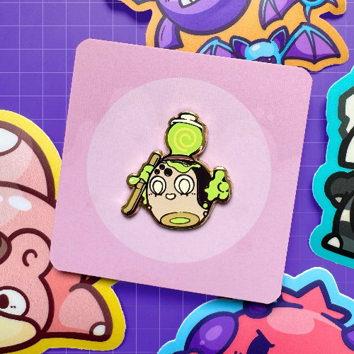 Poltchageist Halloween Pin