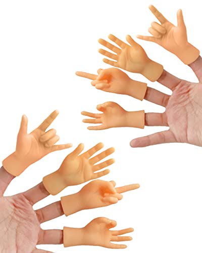 Tiny Hand Finger Puppets (4 Mixed Styles)