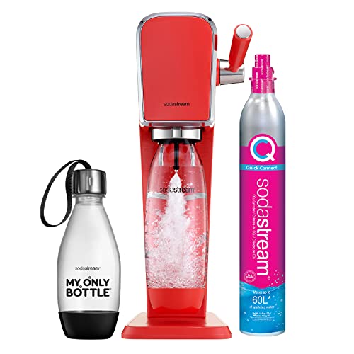 SodaStream Art Sparkling Water Maker with CO2 and Two Bottles
