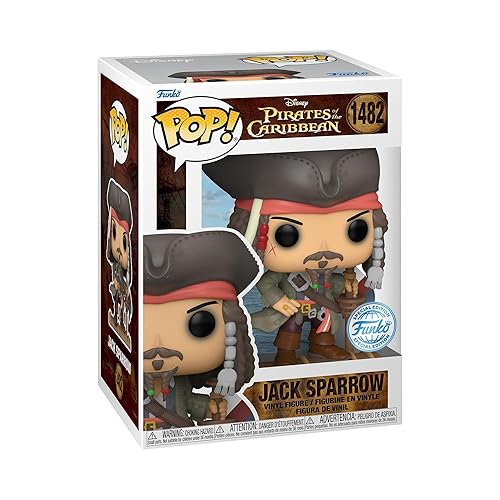 Funko Pop! Movies: PotC - Captain Jack Sparrow Sparrow - (Opening) - Pirates of The Caribbean - Piratas del Caribe - Figura de Vinilo Coleccionable - Idea de Regalo- Mercancia Oficial - Movies Fans