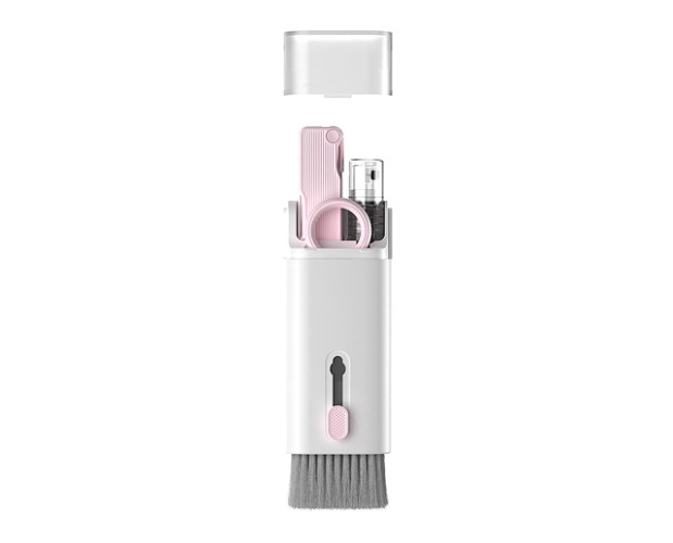 Keyboard Clean Kit with Brush and Keycap Remover | Pink