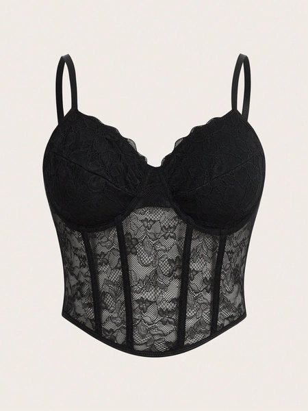 SHEIN ICON Plus Lace Cami Top