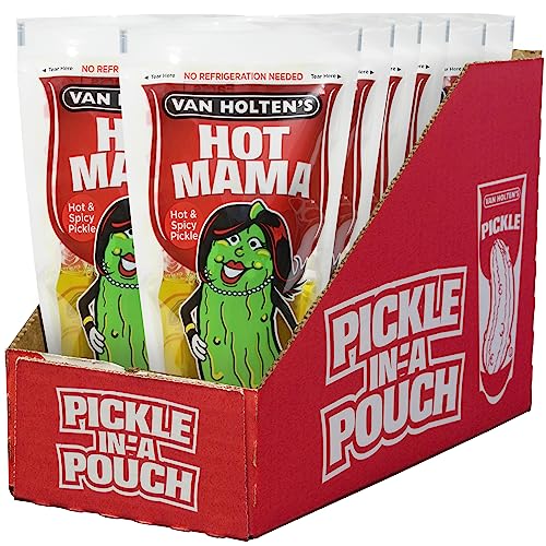Van Holten's Pickle-In-A-Pouch Hot Mama (12 Pickles)