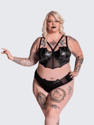 Mistress Of The Night Set (2-Piece) | XXL / Bra: XXL