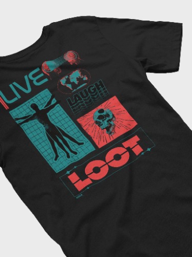 Live Laugh Loot S/S - Soft Cream Color