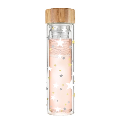 Blair: Stars Glass Travel Infuser Mug