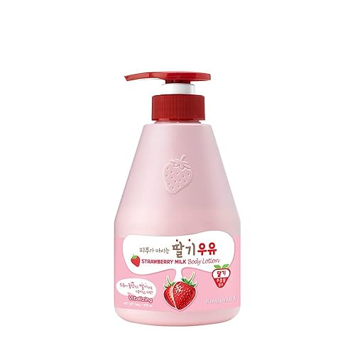 WELCOS KWAILNARA Strawberry Milk Body Lotion 560 g / 19.75 Fl. oz - Strawberry