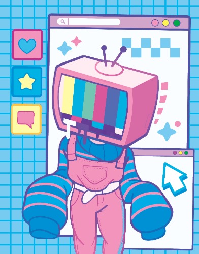 TV Head | 5 x 7 Print - A GRADE