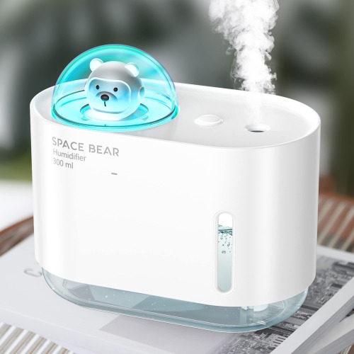 Humidifier for Bedroom JAYFAN Ultrasonic Cool Mist Humidifiers Portable Mini Night Light Colorful Humidifier for Bedroom Office Air Humidifier,2 Mist Modes,Quiet