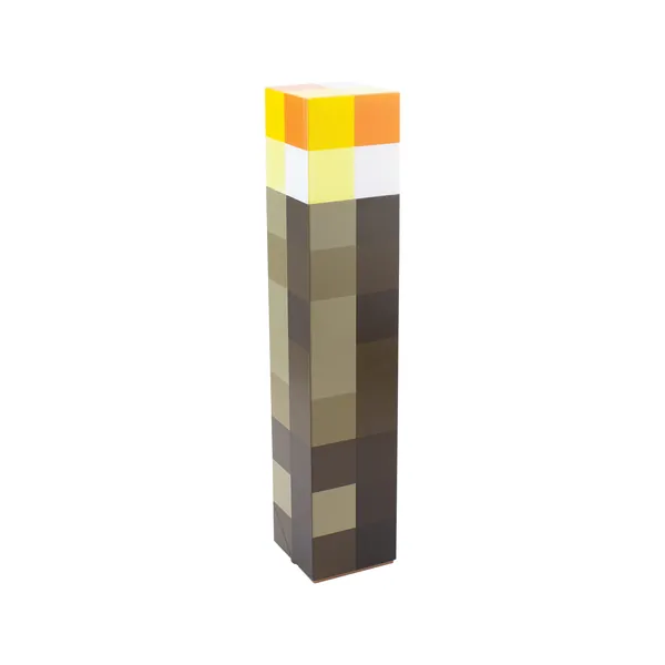 Paladone Minecraft Torch Lamp with 2 Light Modes, Wall Mountable and Freestanding, Battery Operated