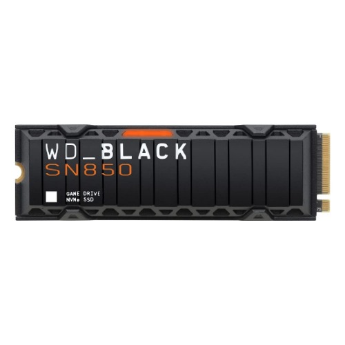 WD_BLACK 2TB SN850 NVMe Internal Gaming SSD Solid State Drive with Heatsink - Works with Playstation 5, Gen4 PCIe, M.2 2280, Up to 7,000 MB/s - WDS200T1XHE - SN850 w/ Heatsink - Up to 7,000 MB/s 2TB