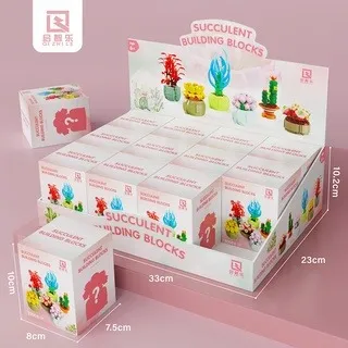 Blind Box Home Decoration succulent building block