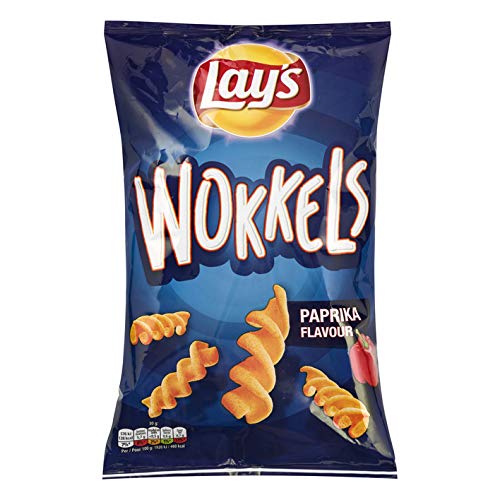 lays wokkels paprika crisps (100g)