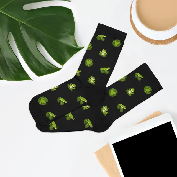 novelty froggy unisex socks