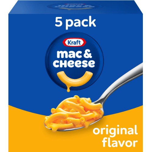 kraft mac & cheese (5 pack)