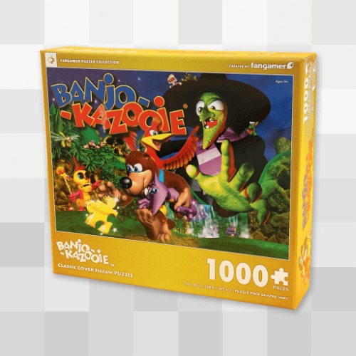 banjo kazooie classic cover jigsaw puzzle (1000pc)