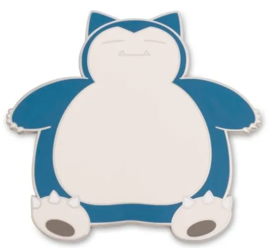oversized snorlax pin badge