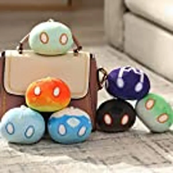 Genshin Plush Impact Slime Plush Genshin Slime Plush Set 3.9", for Genshin Impact Fans (7pcs)