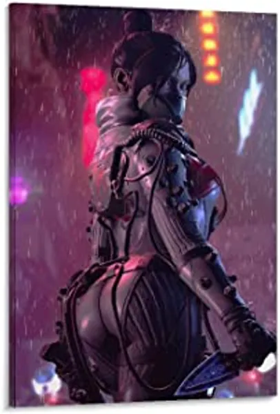 Apex Legends Wraith Ass Canvas Art Poster and Wall Art Picture Print Modern Family Bedroom Decor Posters 08x12inch(20x30cm)