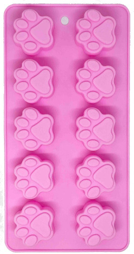 Dogtastic Jelly Shots Silicone Mold - Paw Shape - Jelly Shots Silicone Mold - Paw Shape