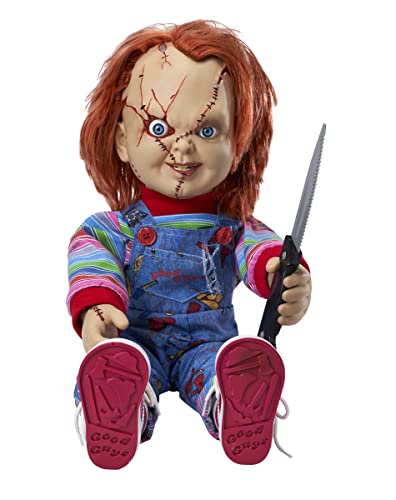 Spirit Halloween 2 Ft Talking Chucky Doll | Officially Licensed - - 2021 Edition