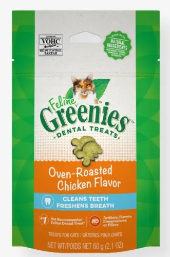 Greenies Feline Oven Roasted Chicken 71g | 60g