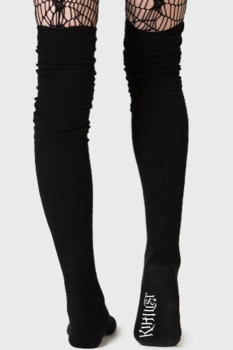 Kurika Socks | One Size / Black 
