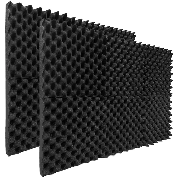Acoustic Foam Panels 24 Pack 2 ”x12”x12” Sound Proof Padding Studio Foam Egg Crate (24 Square Feet)