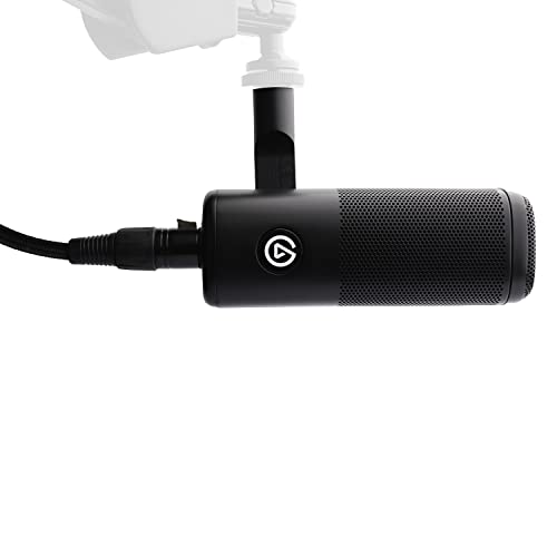 Elgato Wave DX with Cable - Dynamic XLR Microphone with 10ft/3m XLR Cable, Speech optimised for Podcasting, Streaming, Broadcasting, No Signal Booster Required, Works with Any Interface, PC/Mac - Microphone - Wave DX with Cable
