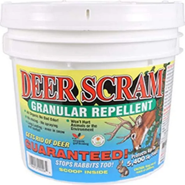 Enviro Pro 1006 Deer Scram Repellent Granular White Pail, 5.76 Pounds, (Packaging May Vary) - 